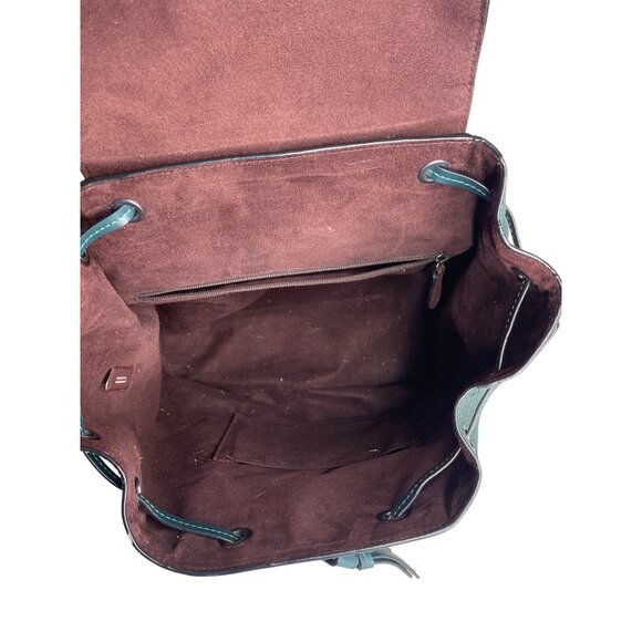 Coach Kleo Backpack Forest Green Leather Suede C7253 - Picture 7 of 10